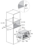 Духовой шкаф Fulgor Milano FCO 4512 TM WH фото 4 в Новосибирске