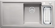 Мойка Бланко AXON II 6 S (чаша справа) керамика клапан-автомат InFino® серый алюминий фото в Новосибирске Мойка Blanco AXON II 6 S (чаша справа) керамика клапан-автомат InFino® серый алюминий фото в Новосибирске