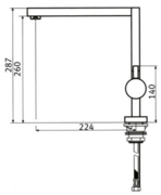 Смеситель Franke Planar 050 хром фото 3 в Новосибирске