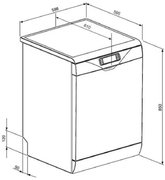 Посудомоечная машина Smeg LSA6439X2 фото 3 в Новосибирске