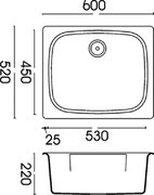 Мойка Smeg LSE60P фото 2 в Новосибирске