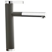 Смеситель Бланко Linee-S Silgranit алюметаллик фото в Новосибирске Смеситель Blanco Linee-S Silgranit алюметаллик фото в Новосибирске