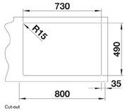 Мойка BLANCO ANDANO 700-IF/A нержавеющая сталь, клапан-автомат фото 4 в Новосибирске Мойка BLANCO ANDANO 700-IF/A нержавеющая сталь, клапан-автомат фото 4 в Новосибирске