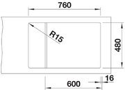 Мойка BLANCO ELON XL 6 S мягкий белый, клапан-автомат фото 3 в Новосибирске Мойка BLANCO ELON XL 6 S мягкий белый, клапан-автомат фото 3 в Новосибирске