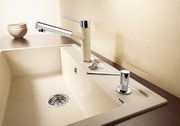 Смеситель Бланко Alta-S compact chrome/Silgranit шампань фото 4 в Новосибирске Смеситель Blanco Alta-S compact chrome/Silgranit шампань фото 4 в Новосибирске
