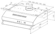 Вытяжка Faber 741 BASE X A60 фото 2 в Новосибирске