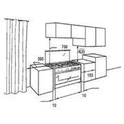 Газовая плита Korting CKE 68041 CRI фото 3 в Новосибирске