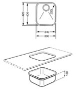 Мойка Смег UM40RA2 фото 2 в Новосибирске Мойка Smeg UM40RA2 фото 2 в Новосибирске