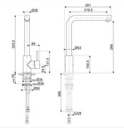 Смеситель Smeg MID1SS фото 4 в Новосибирске