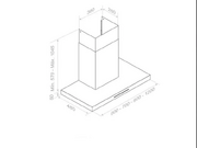 Настенная вытяжка Pando P-825/60 INOX V.850 SEC фото 2 в Новосибирске