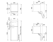 Холодильник Smeg FAB30RBE3