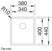 Мойка BLANCO CLARON 340-IF нержавеющая сталь Durinox фото 3 в Новосибирске Мойка BLANCO CLARON 340-IF нержавеющая сталь Durinox фото 3 в Новосибирске