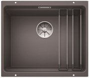 Мойка Бланко ETAGON 500-U SILGRANIT PuraDur темная скала фото в Новосибирске Мойка Blanco ETAGON 500-U SILGRANIT PuraDur темная скала фото в Новосибирске