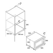Встраиваемая микроволновая печь Bertazzoni F457PROMWSX фото 4 в Новосибирске