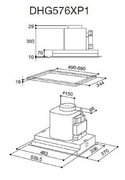 Вытяжка De Dietrich DHG 576 XP 1 фото 2 в Новосибирске