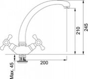 Смеситель Franke Ambra бронза фото 2 в Новосибирске
