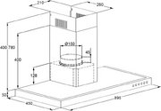 Вытяжка кухонная Maunfeld TSH 90 Черная с кнопками (Push Black) фото 3 в Новосибирске