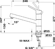 Смеситель Teka INN 913 CHROME фото 4 в Новосибирске