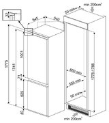 Холодильник Smeg C8175TN2P фото 4 в Новосибирске