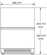 Встраиваемый под столешницу конвертируемый холодильник Signature Kitchen Suite SKSUD2402E фото 3 в Новосибирске