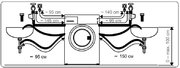 Отдельностоящая стиральная машина с сушкой Korting KWD 58L1496 фото 4 в Новосибирске