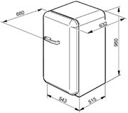Холодильник Smeg FAB10HLIT фото 3 в Новосибирске