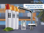 Комплект смесителя Omoikiri NAGANO-GM + PURE DROP LITE фото 2 в Новосибирске