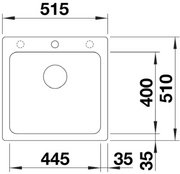 Мойка BLANCO NAYA 5 Silgranit кофе фото 2 в Новосибирске Мойка BLANCO NAYA 5 Silgranit кофе фото 2 в Новосибирске