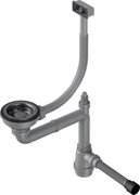 Арматура для одночашевых моек со скрытым прямоугольным переливом Omoikiri WK-1-S GM фото в Новосибирске