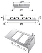 Варио-прибор (ДОМИНО) Ilve H30V/ IX фото 2 в Новосибирске
