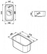 Мойка Смег VSTR16 фото 2 в Новосибирске Мойка Smeg VSTR16 фото 2 в Новосибирске