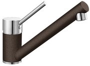 Смеситель Бланко Antas chrome/Silgranit кофе фото в Новосибирске Смеситель Blanco Antas chrome/Silgranit кофе фото в Новосибирске