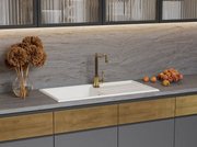 Мойка Омойкири TEDORI 100 WH фото 4 в Новосибирске Мойка Omoikiri TEDORI 100 WH фото 4 в Новосибирске