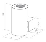 Вытяжка Faber Bios EG6 RD/XS F32 фото 3 в Новосибирске