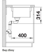 Мойка Бланко ETAGON 500-U SILGRANIT PuraDur темная скала фото 3 в Новосибирске Мойка Blanco ETAGON 500-U SILGRANIT PuraDur темная скала фото 3 в Новосибирске