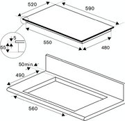 Варочная панель Bertazzoni P604I1B26NV фото 4 в Новосибирске