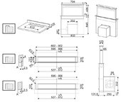 Встраиваемая вытяжка Smeg KDD90CNE фото 4 в Новосибирске