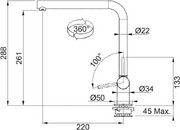 Смеситель Franke Neptune Window хром фото 4 в Новосибирске
