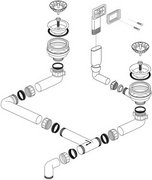 Сифон для кухонной мойки Blanco 214301 фото 2 в Новосибирске