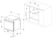 Духовой шкаф Korting OKB 5704 CW фото 2 в Новосибирске