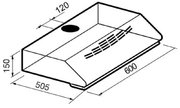 Вытяжка Korting KHT 6230 X фото 2 в Новосибирске
