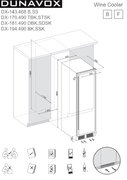 Винный шкаф Dunavox DX-143.468B фото 3 в Новосибирске