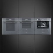 Компактный духовой шкаф с пароваркой Smeg SF4104VCS фото 3 в Новосибирске