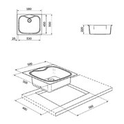 Мойка Смег LSE58A фото 2 в Новосибирске Мойка Smeg LSE58A фото 2 в Новосибирске