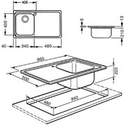 Мойка Смег LLR861 фото 2 в Новосибирске Мойка Smeg LLR861 фото 2 в Новосибирске