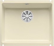 Мойка Бланко SUBLINE 500-U керамика отводная арматура InFino® жасмин фото в Новосибирске Мойка Blanco SUBLINE 500-U керамика отводная арматура InFino® жасмин фото в Новосибирске