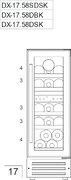 Винный шкаф Dunavox DAUF-17.58DBH фото 4 в Новосибирске