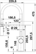 Смеситель 3-в-1 Бланко CATRIS-S Flexo Filter 526706 нержавеющая сталь фото 3 в Новосибирске Смеситель 3-в-1 Blanco CATRIS-S Flexo Filter 526706 нержавеющая сталь фото 3 в Новосибирске