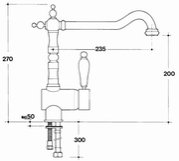 Смеситель Smeg ME3OT фото 2 в Новосибирске