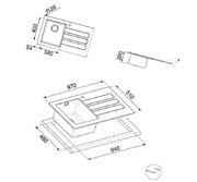 Мойка Смег LMN1VNS фото 2 в Новосибирске Мойка Smeg LMN1VNS фото 2 в Новосибирске